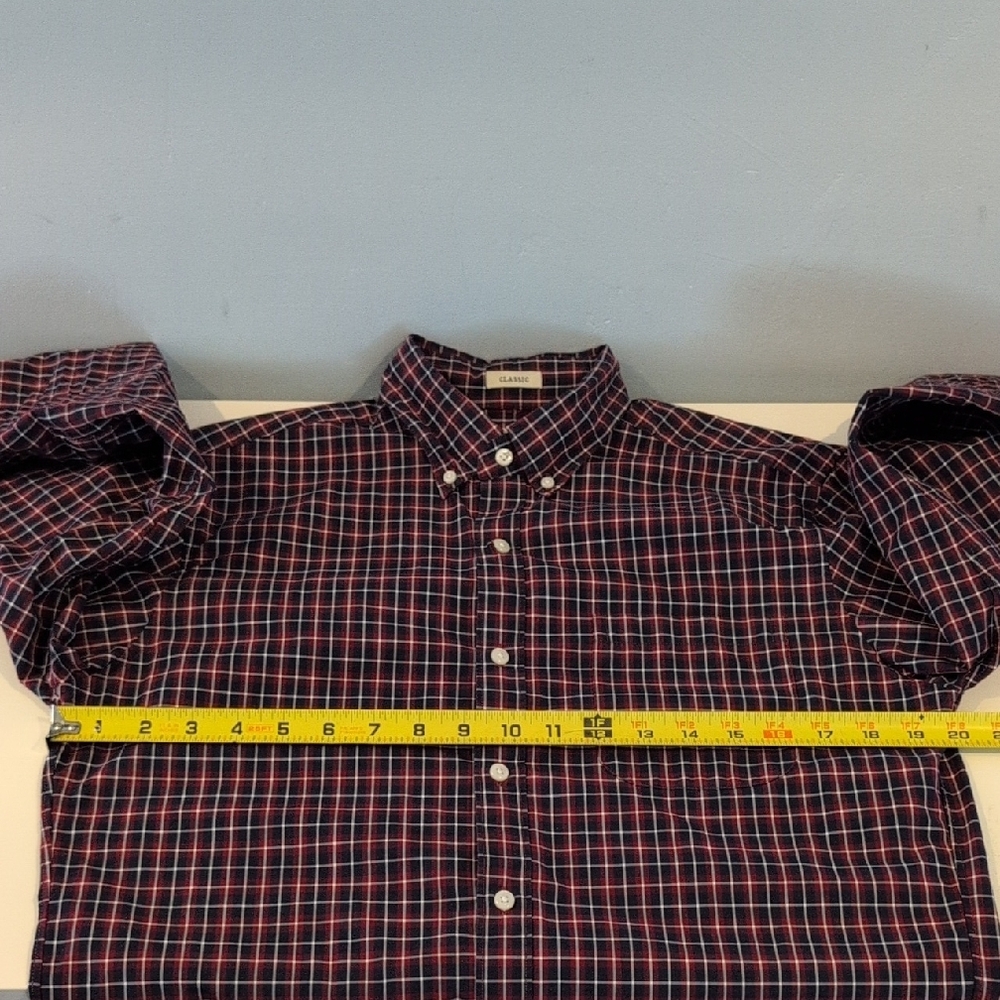 J. Crew Men's S Classic Fit Long Sleeve Button Down Checkered Shirt Style #C9305 - Picture 9 of 14